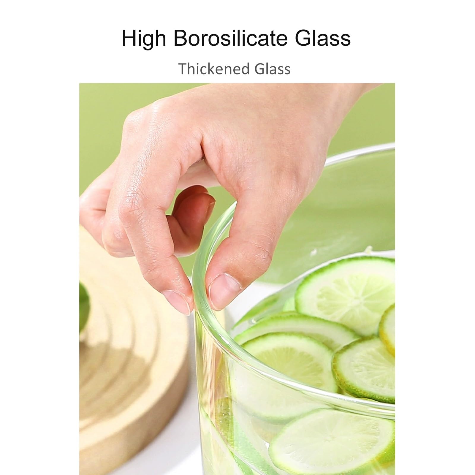 Dispensador de bebidas de vidrio con soporte, capacidad de 2.3 galones para bebidas frías y calientes, perfecto para fiestas y eventos