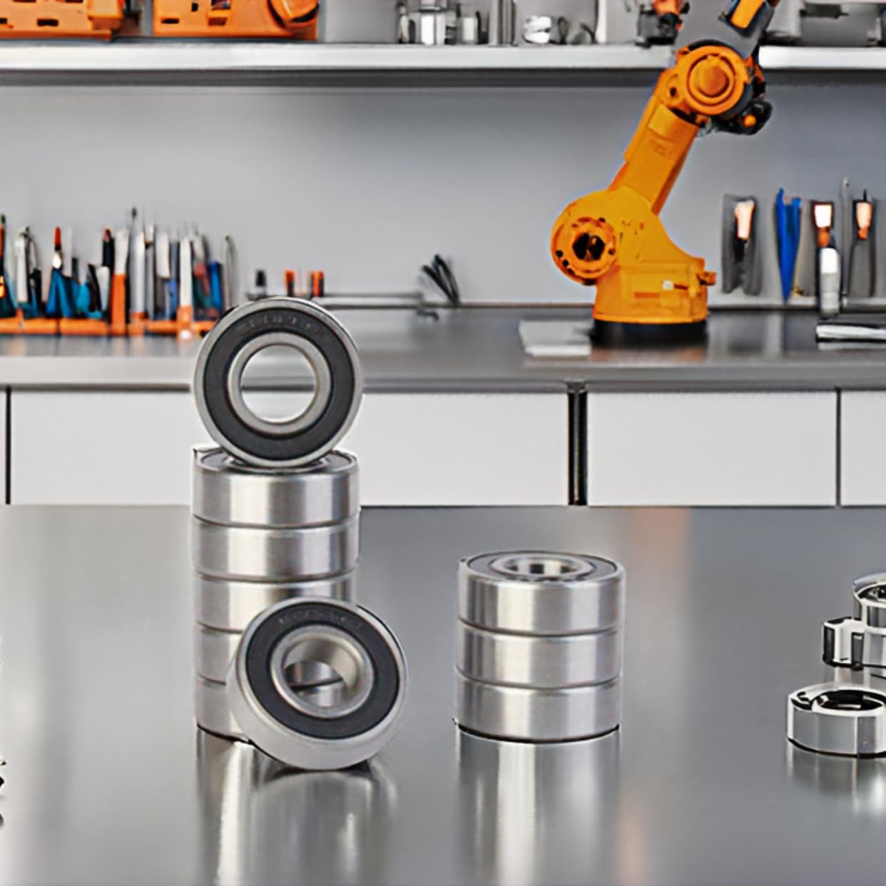 10-Piece Set 6203-2RS Bearing Sealed Bearing 17x40x12mm Rubber Sealed Bearing, deep Groove Ball Bearing with Stable Performance and high Cost