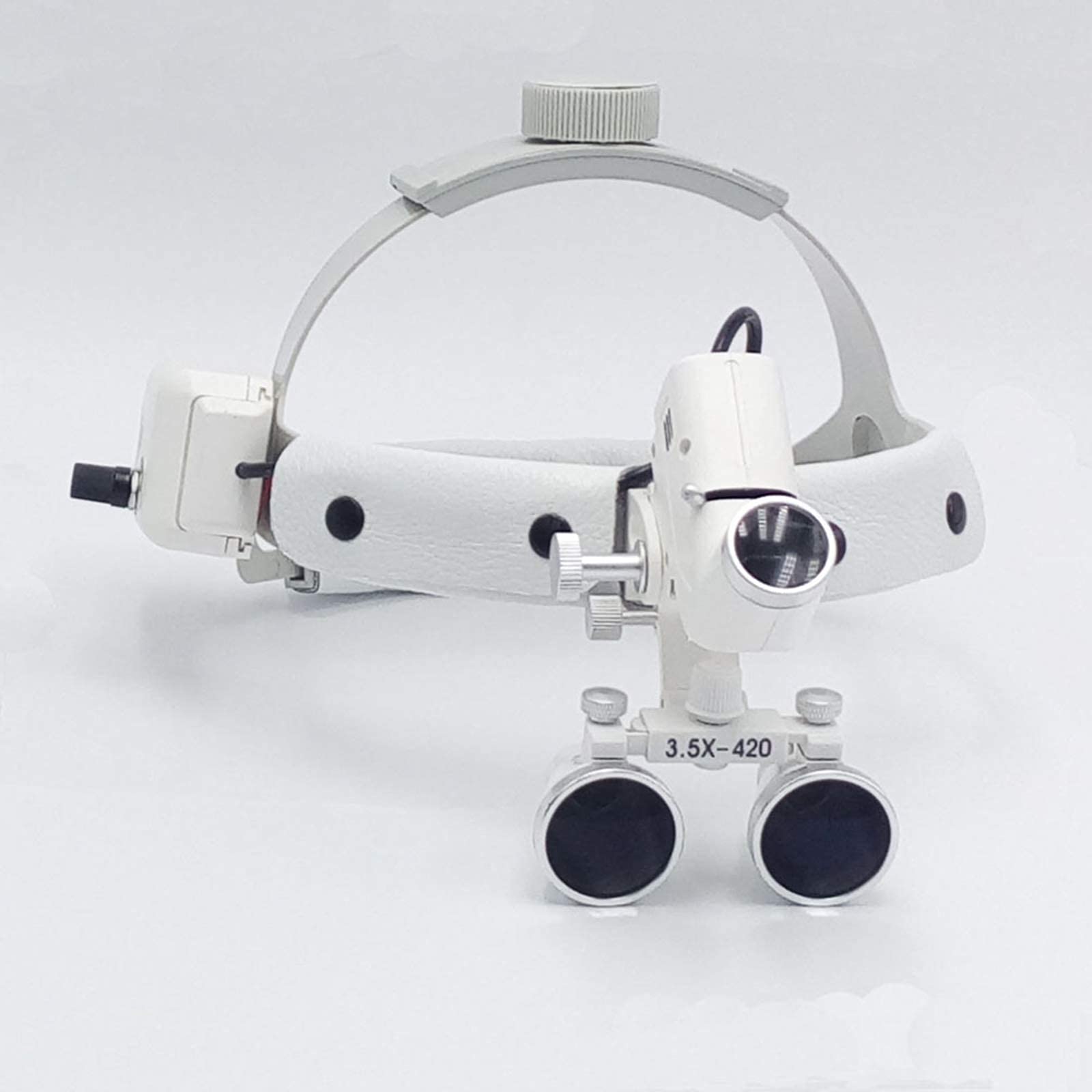 Lupa De Aumento 3.5X Montada En La Cabeza, Lupa Oral Con Faro Led De 5W