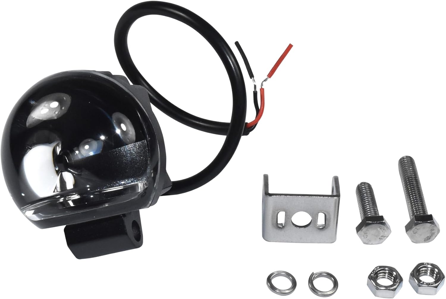 HQRP 2 Pack Red ARC Beam Forklift Safety Light, 10-80V LED Warning Lamp, IP6K9K Waterproof, EMC Approved, 1 LED x 10W