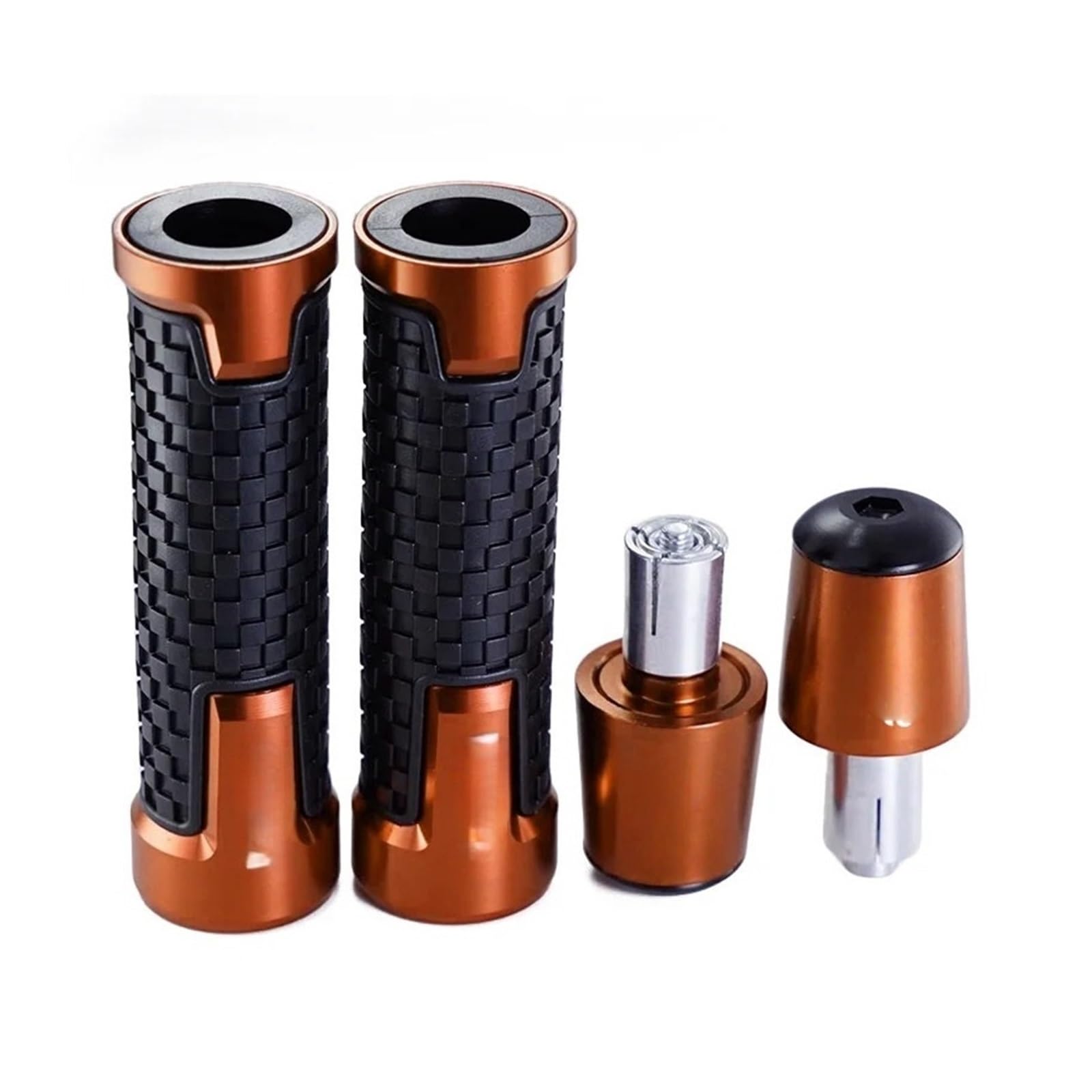 Gummigriffe für Motorräder Für RSV4, RS660, RS4, RS125, Tuono V4, APR, GPR150, GPR125, GPR250 CNC Motorrad-Lenkergriffe 22 Mm, Endkappen Für Lenkergriffe