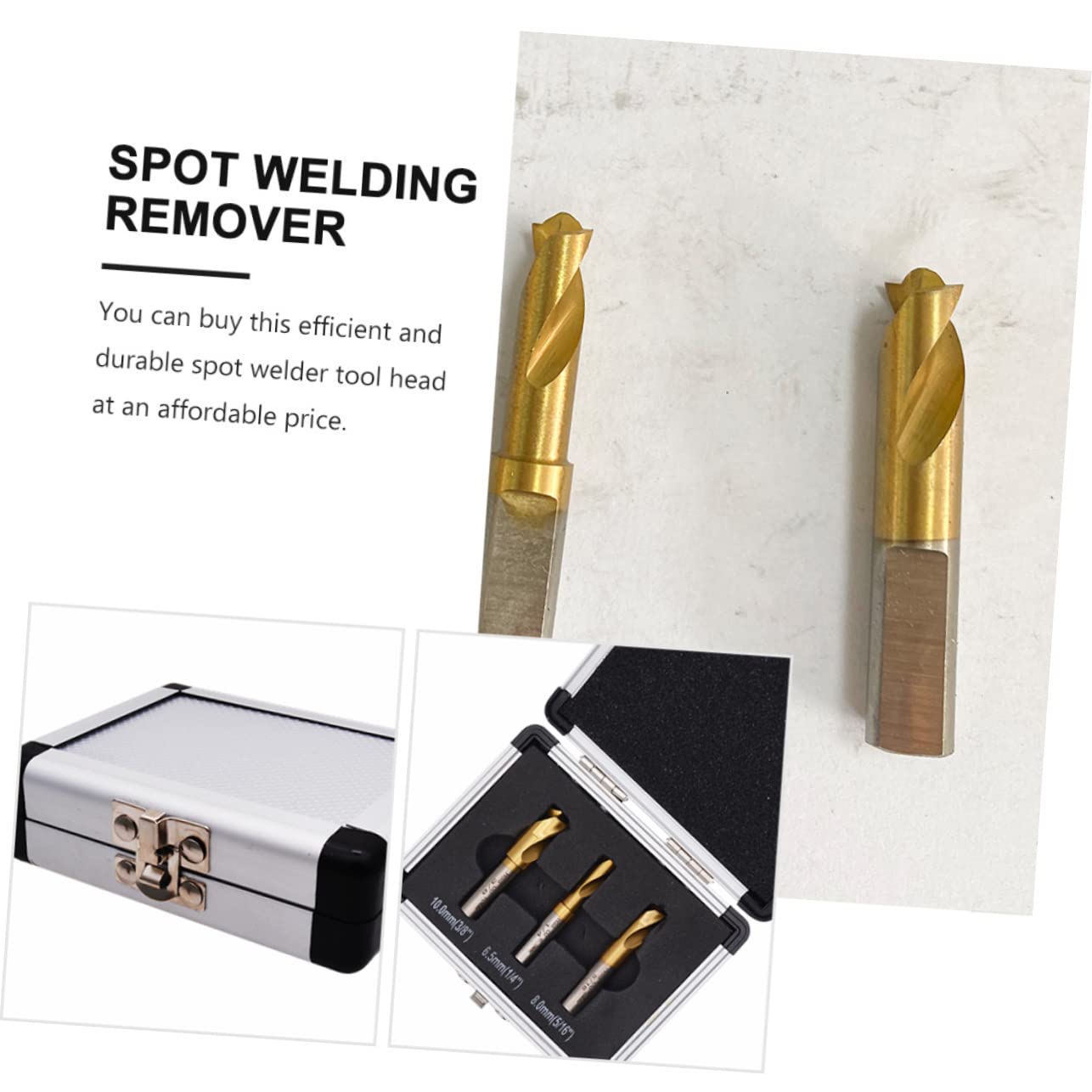 Hss Cobalt Spot Weld Cutter Drill Bits Set 6.5mm 8mm 10mm