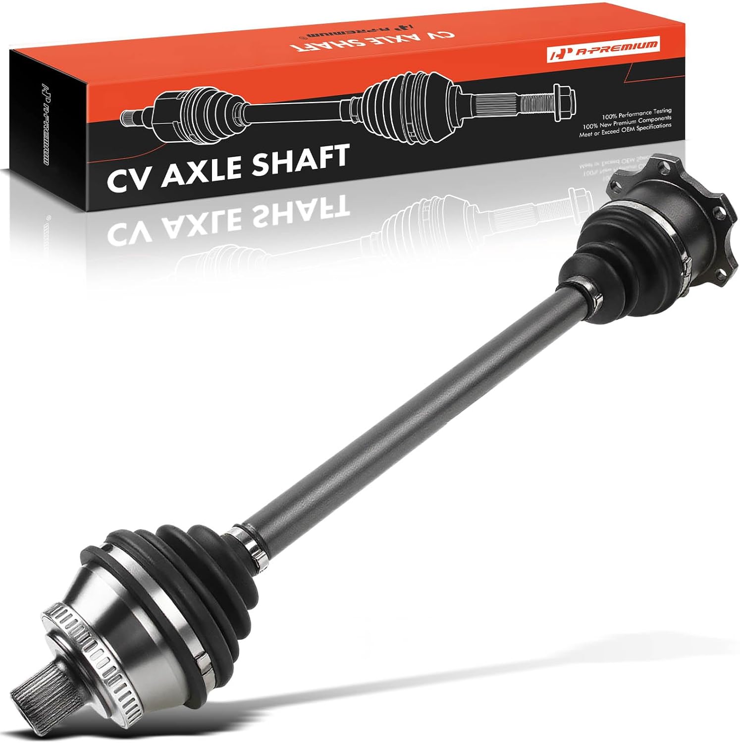 A-Premium CV Axle Shaft Assembly Compatible with Audi & Volkswagen Models - A4 1996-2001, A6 Quattro 2001, Passat 1998-2005, 1.8L 2.8L 4.0L, Manual Transmission, Replace# 8D0407272AJ, 8D0407272BB