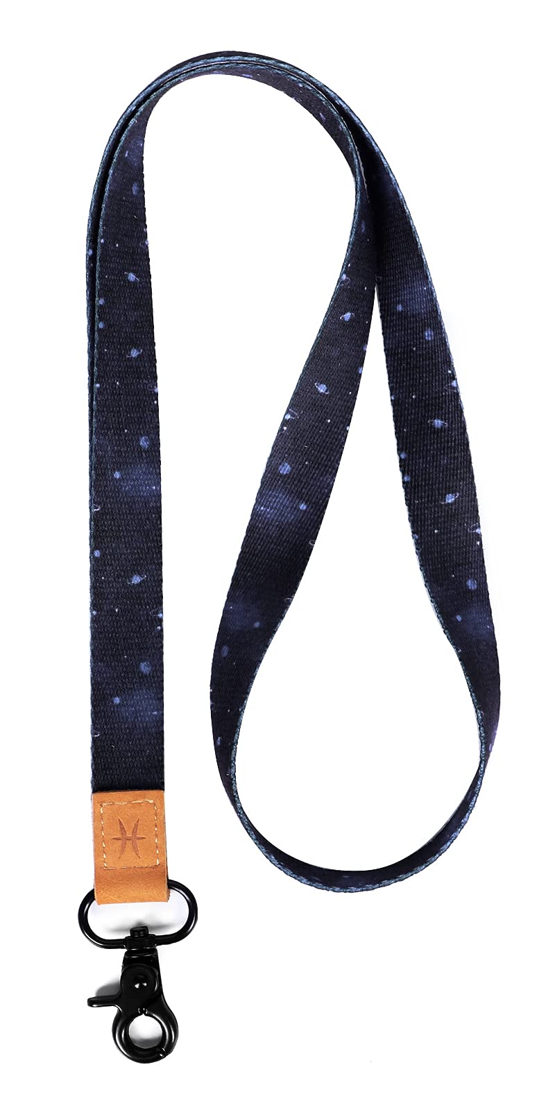 HEZEN Cool Lanyards,Neck Strap Key Chain Holder, Neck Lanyards for Keys,Wallets and ID Badge Holders (Flower H)