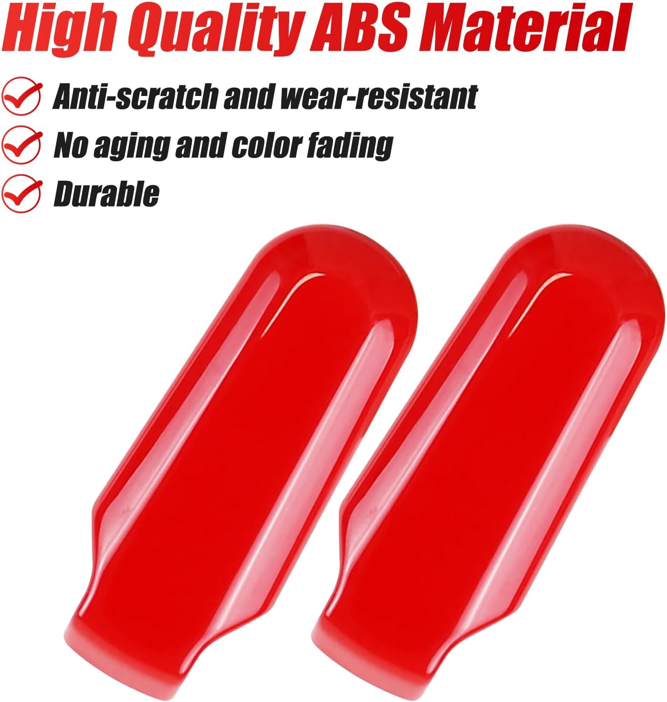 Gear Shift Knob Cover Side Parts Compatible with Porsche 911 992 2019-2023 Compatible with Porsche 911 Accessories Compatible with Porsche Gear Head (Red)