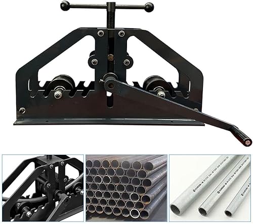 Miniatura 4 de Estándar TR-60 sin rodillos Doblador de tubería de alta precisión 1,5 pulgadas, dobladora manual del rodillo Tubo redondo del tubo de acero de la