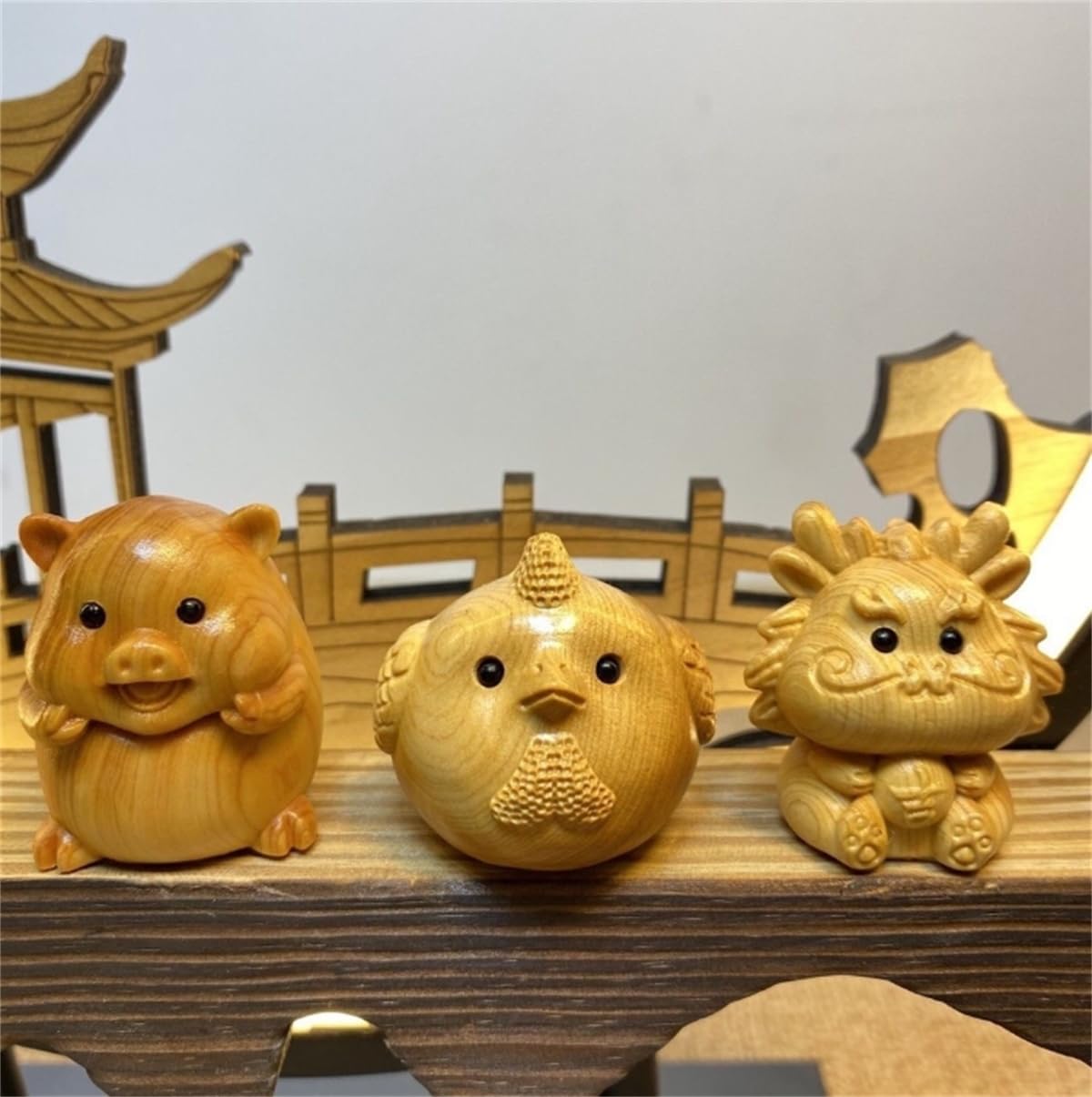 ネズミ、牛、寅、ヘビお正月飾りセット ネズミ、牛、寅、ヘビお正月飾りセット