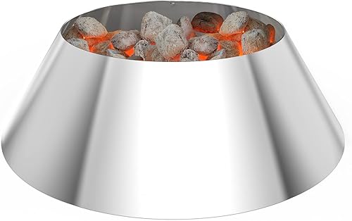 onlyfire Soporte de Briquet de Carbón de Acero Inoxidable Barbacoa Whirlpool para Weber 26" Kettle Charcoal Grills