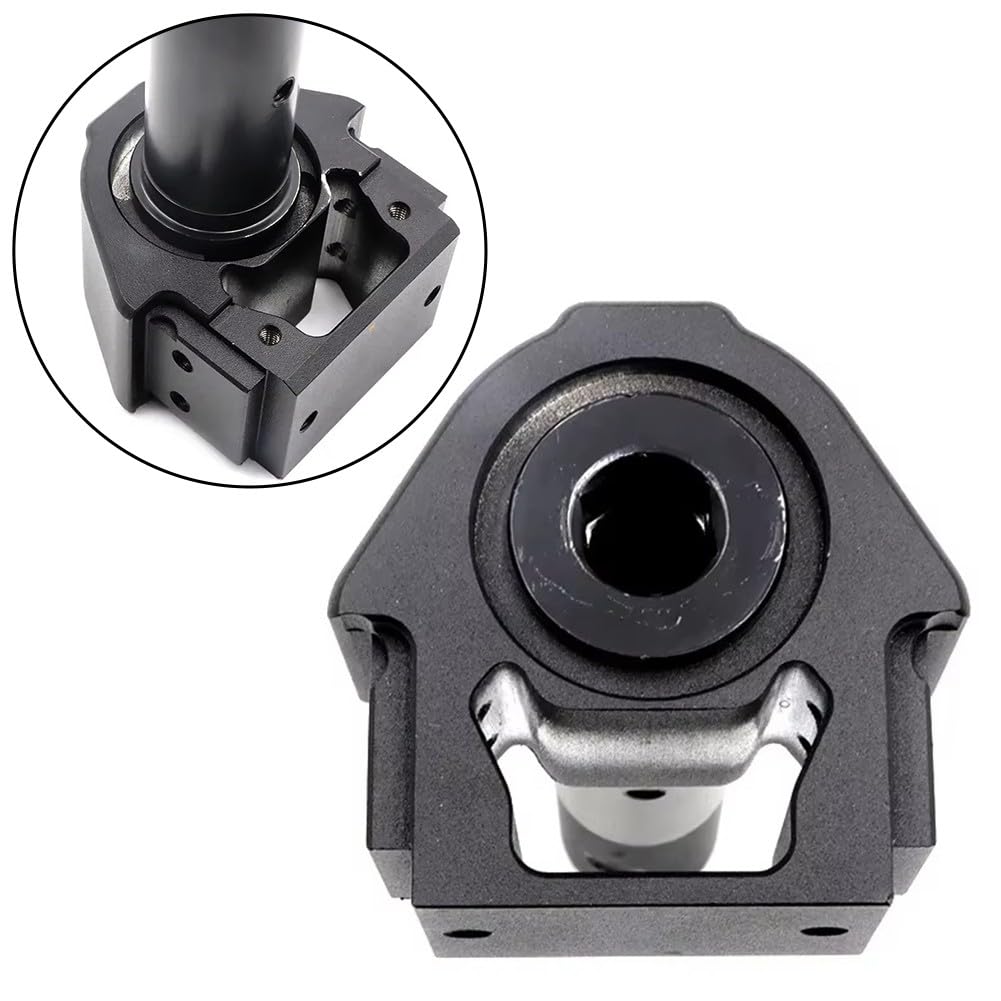 Petite tête de traverse en alliage d'aluminium pour trottinette électrique KUKIRIN G2 MAX, kit de tuyau fileté, noir, 17 × 8 × 8 cm, 730 g