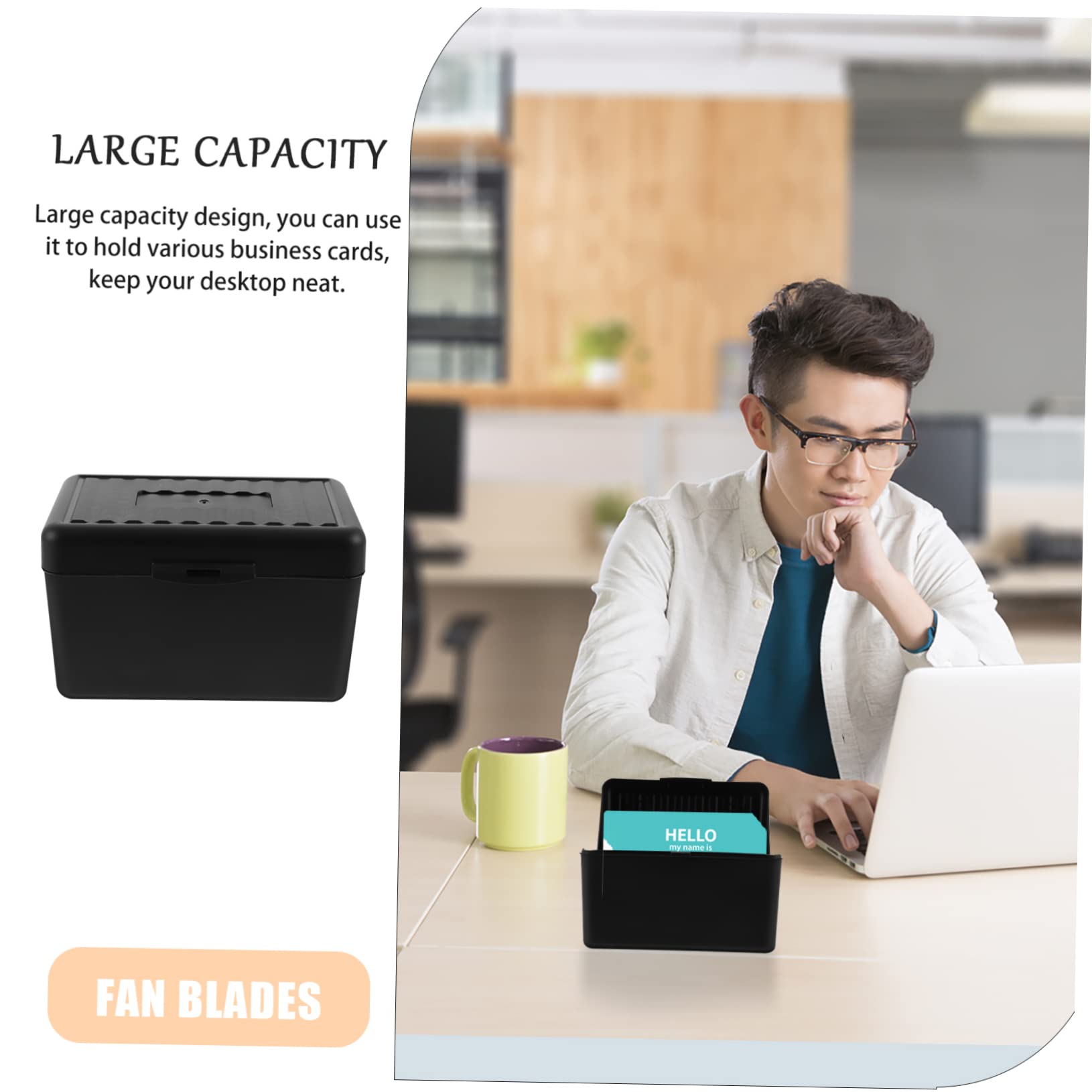 Lurrose 5pezzi Portacarte Scrivania Multifunzionale Per Biglietti Visita Organizer Per Capacità Design e