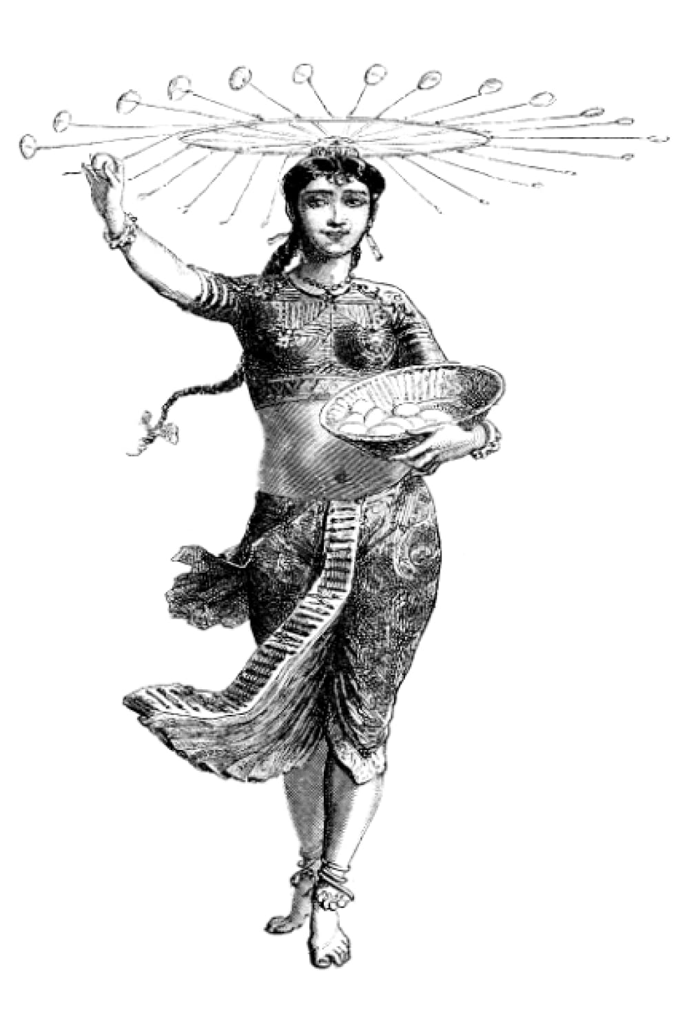 Morpheosa . comQuality 6" x 9" College Ruled Notebook Featuring Indian Goddess Adi Para Shakti Anaadi Nitya: Ideal For Work, School, Journaling, Gift Giving, and All General Writing Tasks.