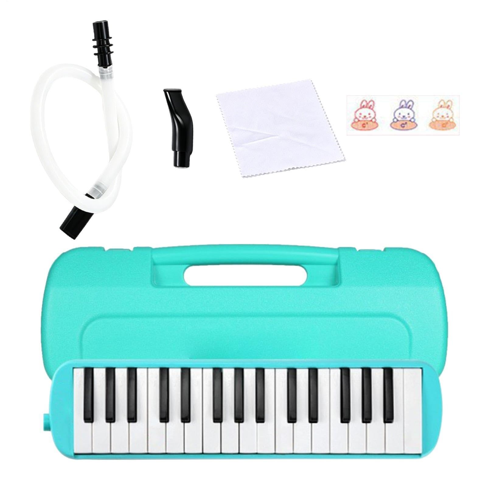 Melodica 32 Klawiszy 32-Klawiszowe Przenośne Perkusyjne Gadżety Klawiszowe | Instrumenty Muzyczne Dla Edukacji, Klasy, Domu, Podróży, Dorosłych,