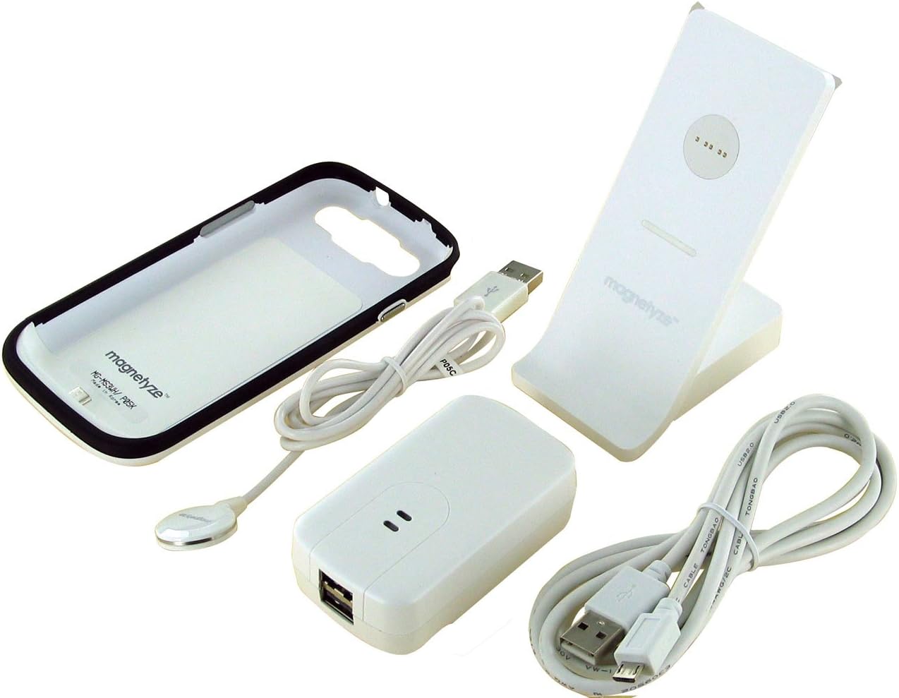 Magnetyze Galaxy S3 Protective Case Kit - White