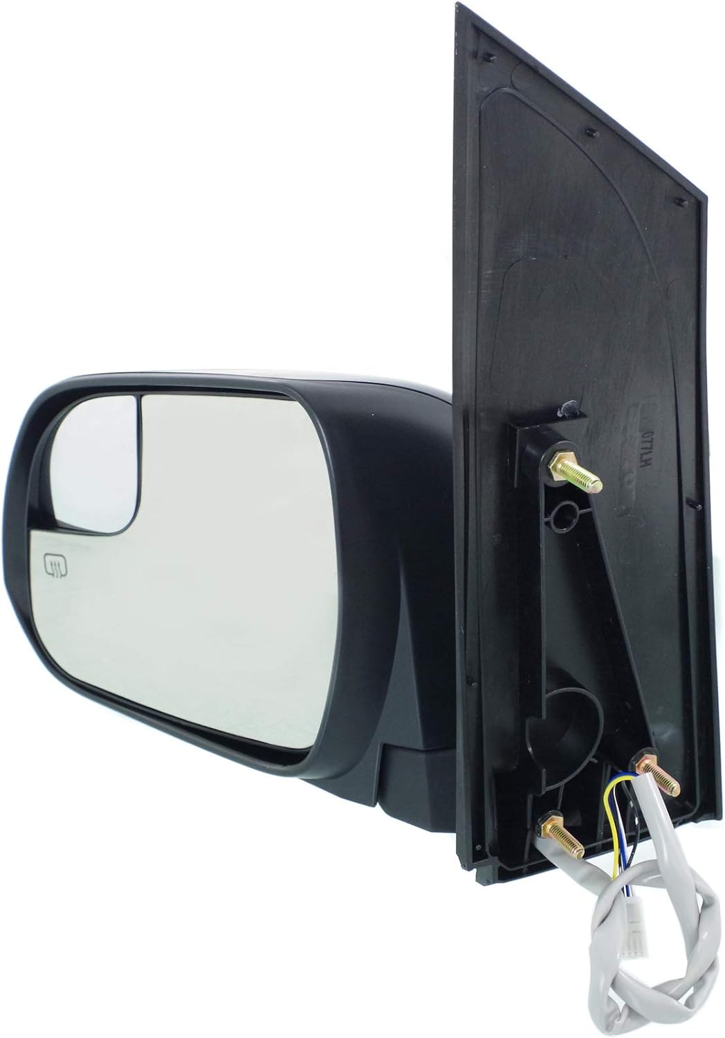 Kool Vue Driver Side Power Heated Mirror for Toyota Sienna 2015-2020 With Spotter Glass Paintable