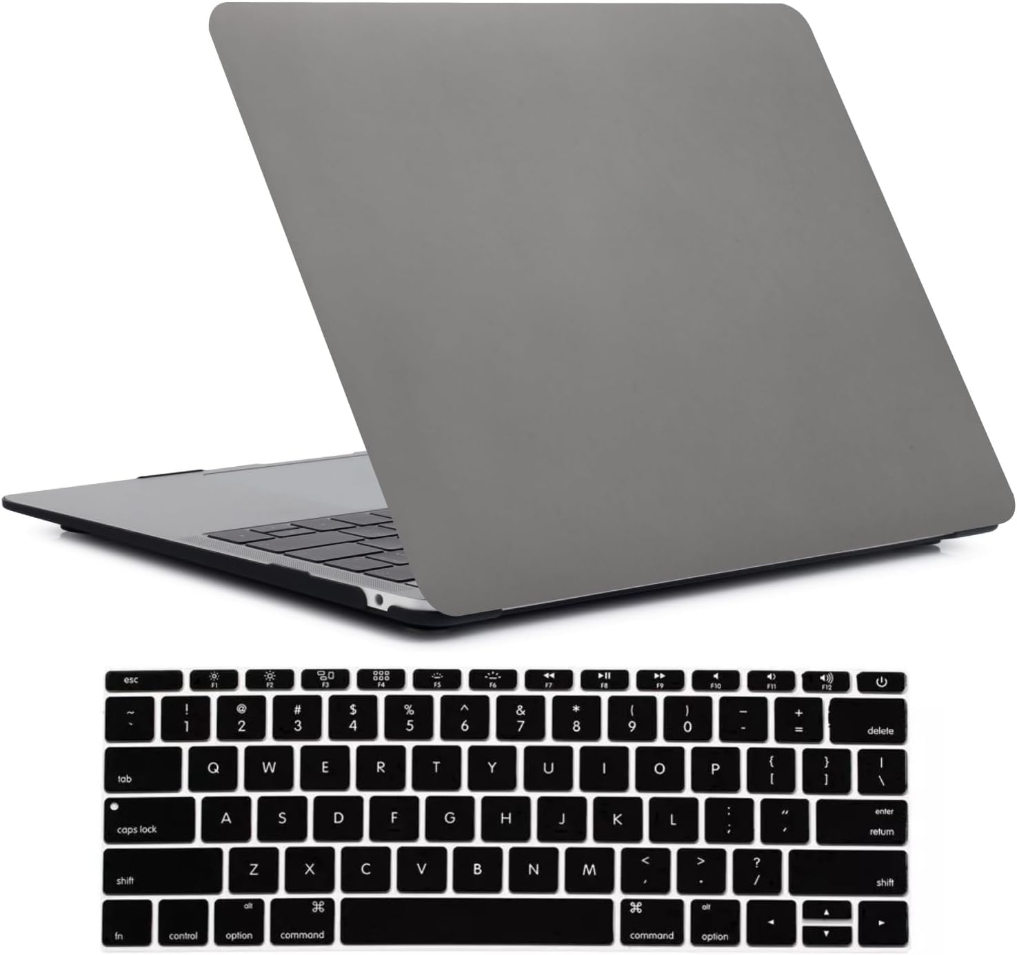Hard Laptop Case Compatible with MacBook Pro 13 Inch 2020 2019 2018 2017 2016 Release A2338 A2289 A2251 A2159 A1989 A1708 A1706, Plastic Hardshell Cover & Keyboard Skin,Grey