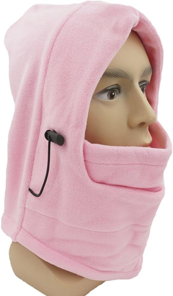Wowlife Winter Balaclava Caps Windproof Fleece Ski Mask Full Face Masks Caps Riding Hat Neck Warmer 6 in 1 Function Outdoor Cs Hat