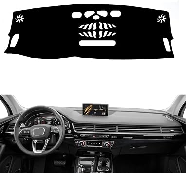 Fit for Audi Q7 4M 2015-2019 LHD, Dash Cover, Interior Dash Covers, Non-Slip Dash Board Cover Mat, Car Accessories