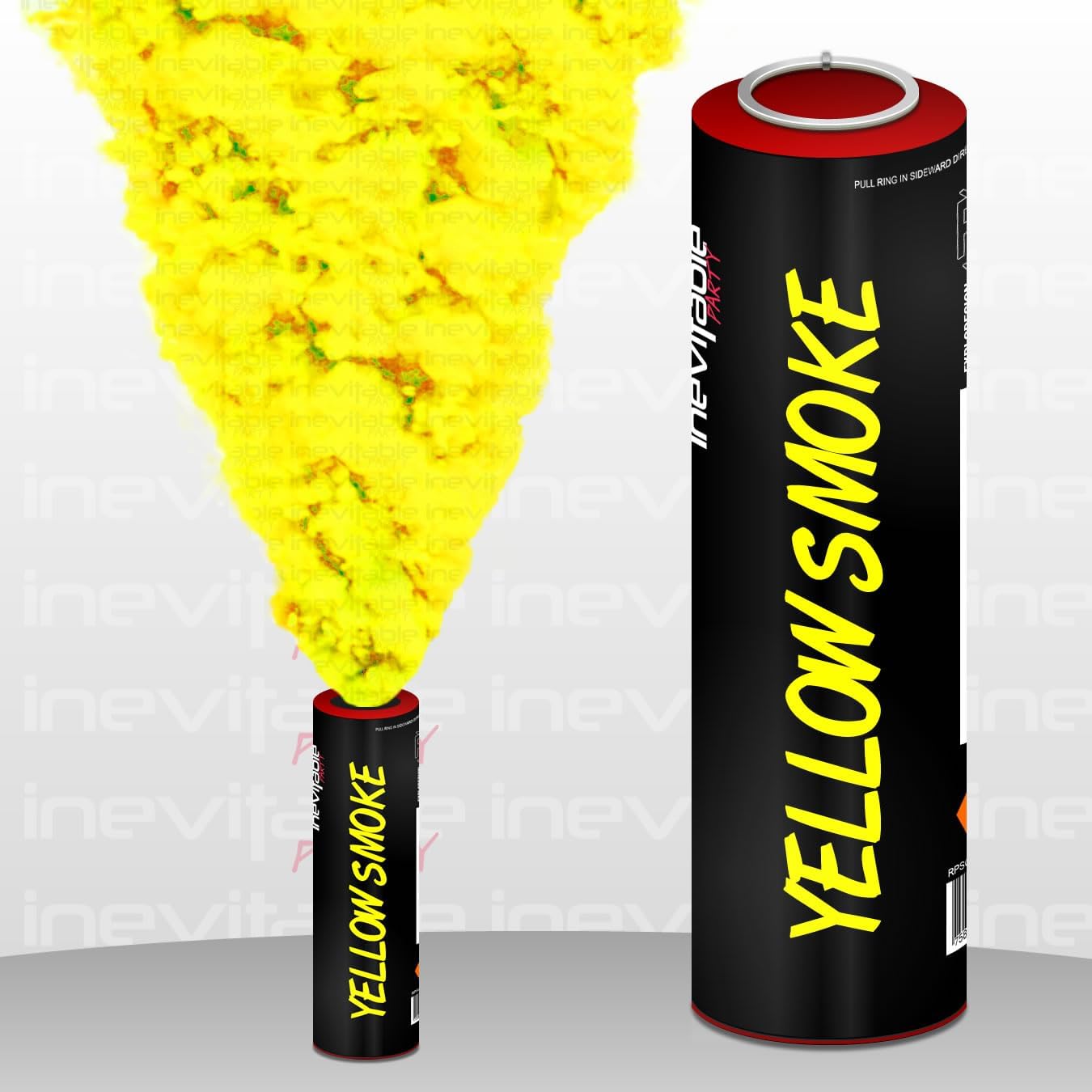 1 x Ring Pull Activated Coloured Smoke Grenades | Smoke Bombs for Photography | Airsoft | Paintball | Weddings | Stage & Special Effects (Yellow)