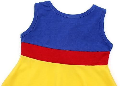 Miniatura 8 de Eledobby Snow White Costume for Girls Princess Dress Up Clothes Halloween Cosplay Outfits Fancy Birthday Party Dresses