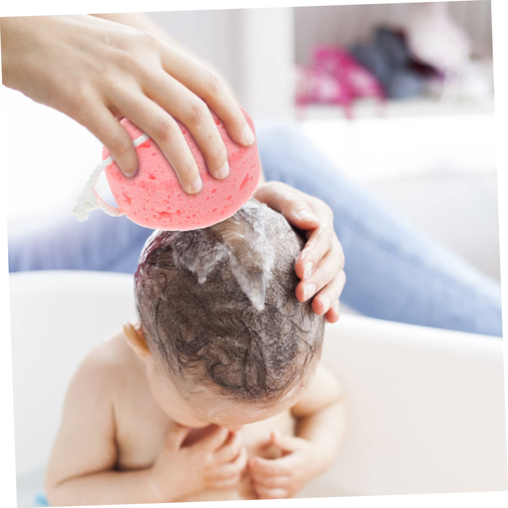Healeved 12piezas Esponjas De Ducha Exfoliantes Para Niño Niña Esponjas De Baño Suaves Para Limpiar y Suavizar La Piel Baño