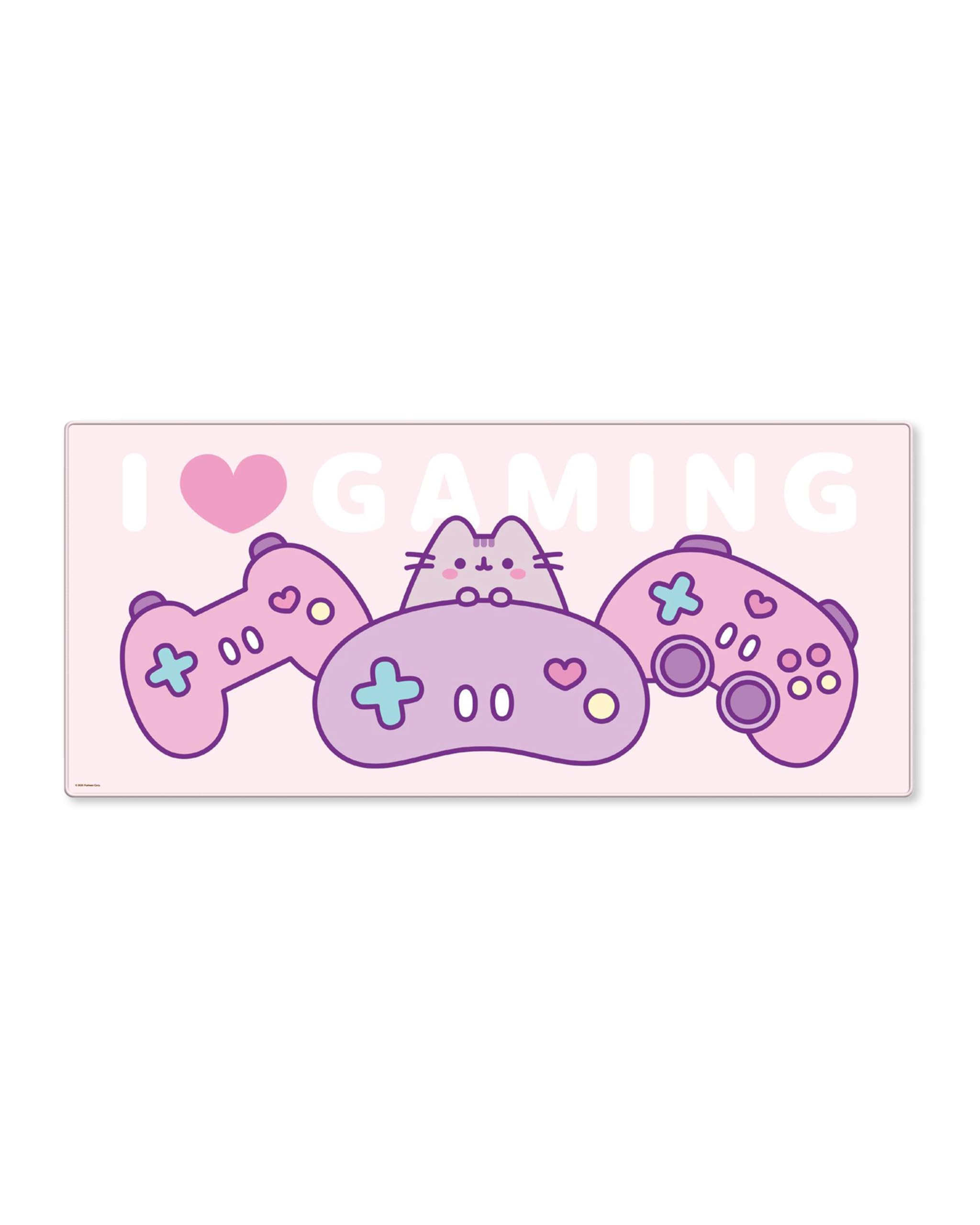 Pusheen gaming desk mat
