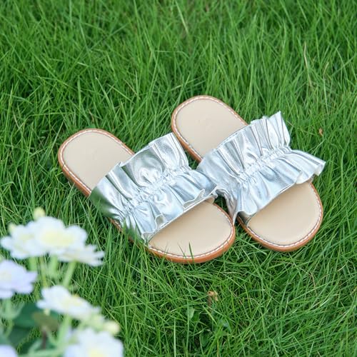 Image of THEE BRON Girls Cute Slip-On Slippers Stylish Sandals for Toddlers & Kids