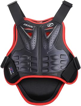Adults Motorcycle ATV Protective Vest Dirtbike Chest Back Protector Cycling Chest Spine Protector Prote