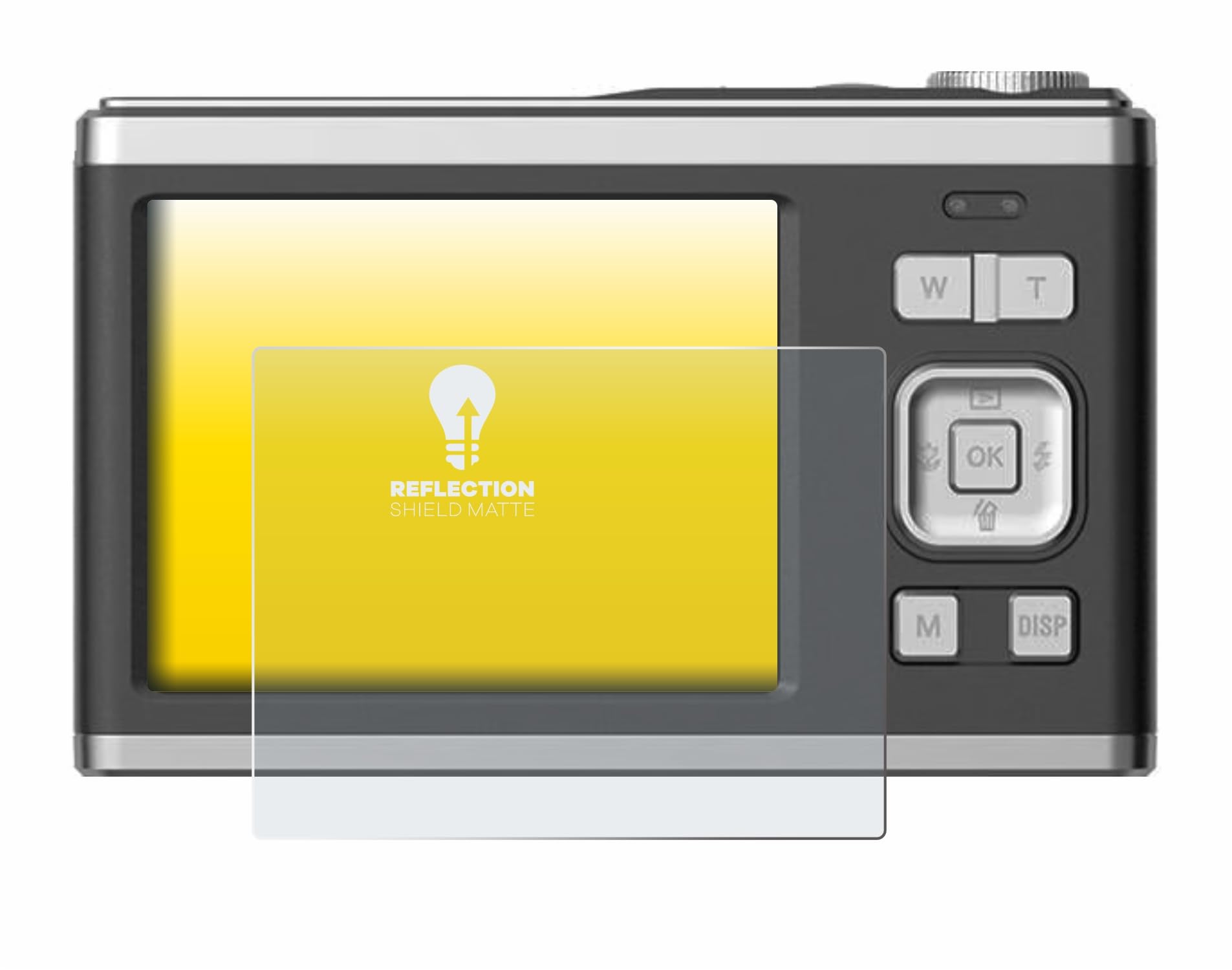 upscreen Anti-Glare Screen Protector for Rollei Compactline 10X – Protection Film Matte