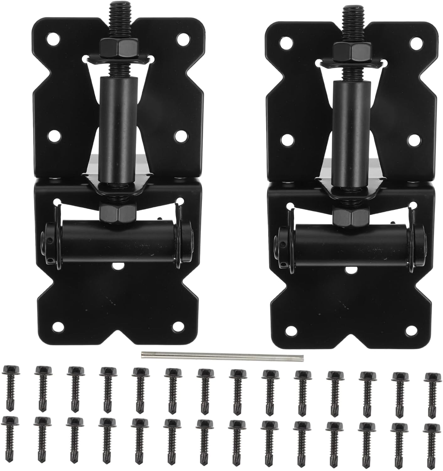 2pcs Heavy Duty Barn Door Hinges Gate Hinges for Secure Installation Resistant Classic Design for Garden Fences