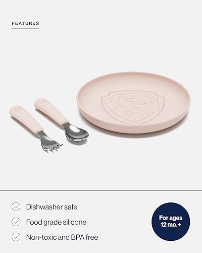 Miniatura 9 de Lalo PAW Patrol - Juego de platos y utensilios para niños, apto para lavavajillas, sin BPA durante más de 12 meses, incluye plato, cuchara