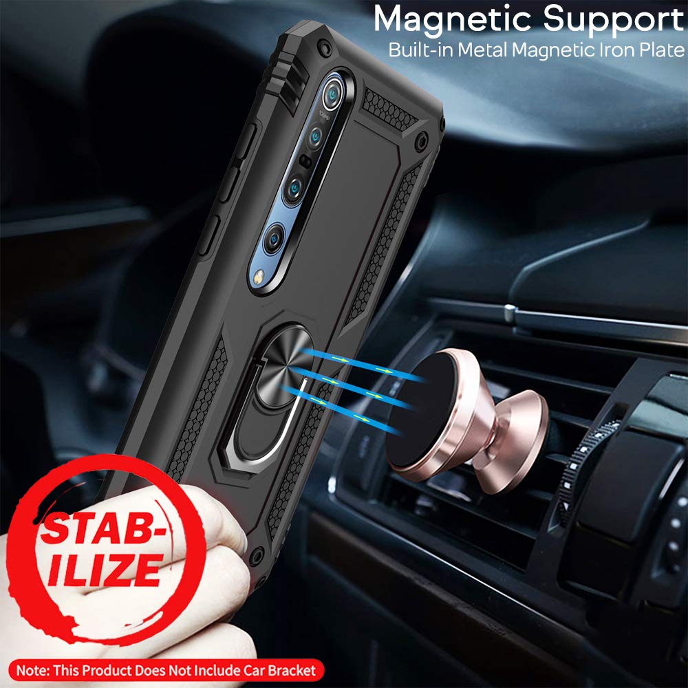 Coque Xiaomi Mi 9T Mi 9T Pro Anneau Aimanté à 360° Fonctionne Avec