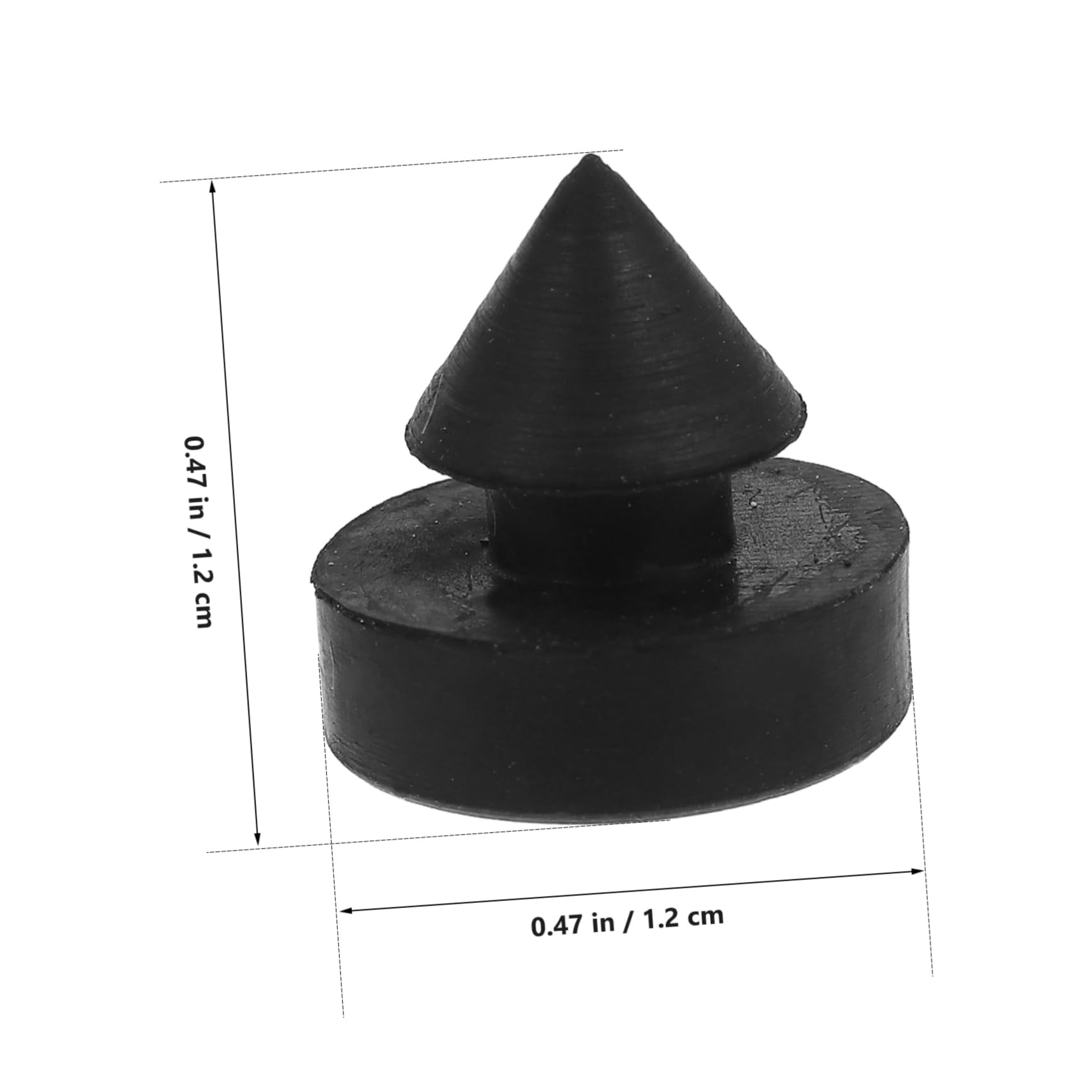 Veemoon Rubber Bumpers Anti-Collision Nail for Door Holders in Residential Commercial Settings