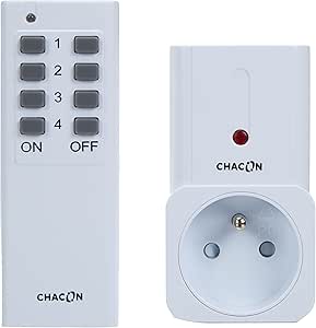 DEWENWILS Draadloze stopcontacten en wandschakelaar, draadloos, 16 A, 3680 W, plug-in aan/uit, uitbreidbare lichtschakelaar, 30 m DEWENWILS Draadloze stopcontacten en wandschakelaar, draadloos, 16 A, 3680 W, plug-in aan/uit, uitbreidbare lichtschakelaar, 30 m