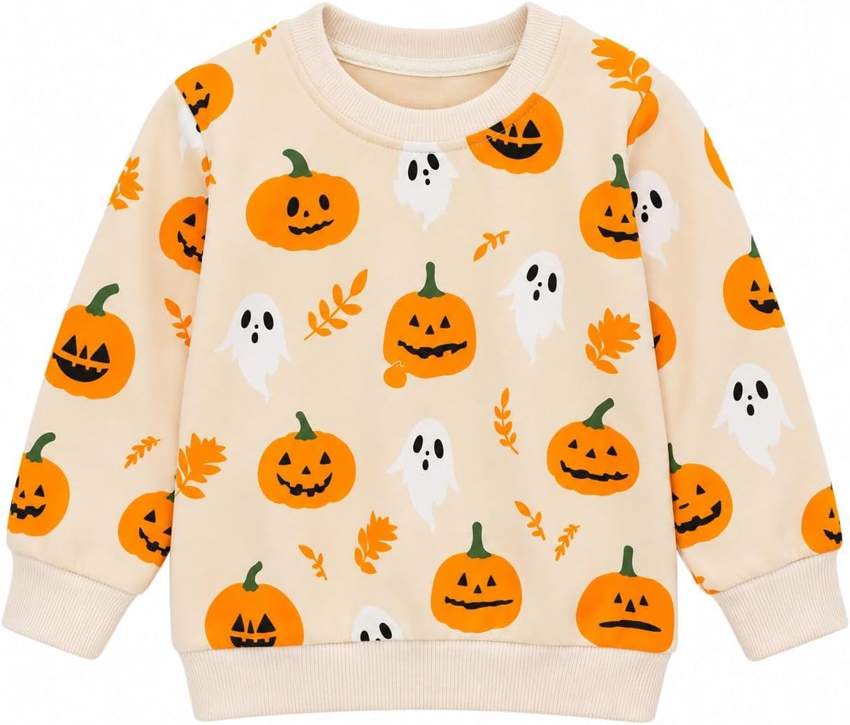 HILEELANG Boys Girls Halloween Sweatshirt Cotton Long Sleeve Fall Pullover