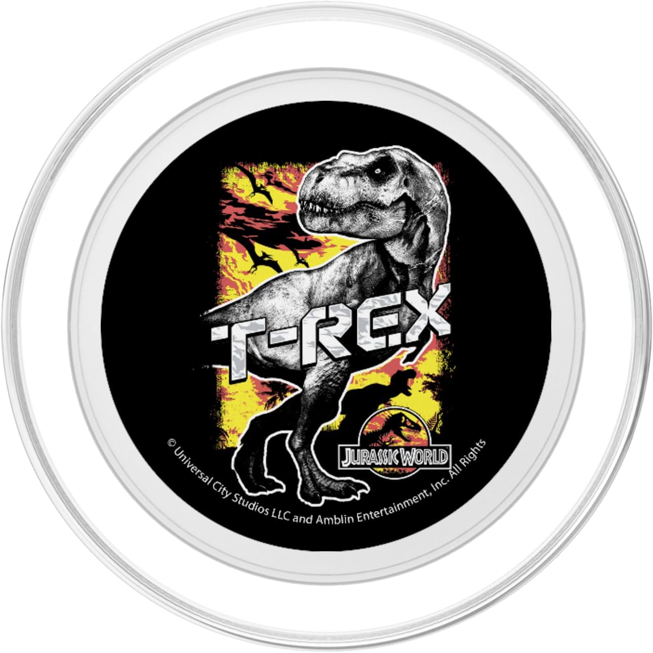 Jurassic World: Fallen Kingdom T-Rex Orange Hue PopSockets MagSafe PopGrip for iPhone