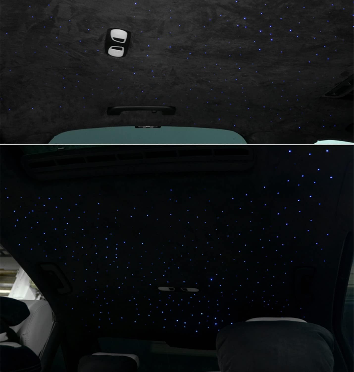 Moyishi Automotive Roof Plaid Breathable Fabric Headliner Fabric Craft Foam Backing Black Black 12" x 60"