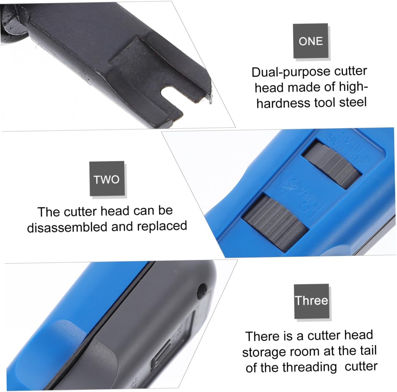 Wire Punch Down Tool Network Cable Punch Tool with Model 914B Blade for Telephone Line and Ethernet Network Installation Suitable for Electrical and Communication Wiring Tasks
