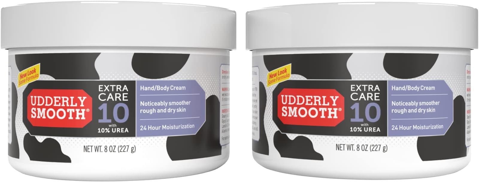 Extra Care Hand, Body & Foot Cream with 10% Urea, Daily Moisturizer to Restore Dry or Irritated Skin, Dermatologist Tested, 8 Oz, 2 Pack