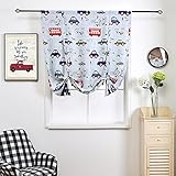 Photo Gallery gyrohome - tende roma per cameretta dei bambini e ragazzi per la cucina con cartoni animati, motivo con palloncini, trattamento finestra, mantovana – tenda oscurante, per finestre piccole (11.844 cm) Photo Gallery gyrohome - tende roma per cameretta dei bambini e ragazzi per la cucina con cartoni animati, motivo con palloncini, trattamento finestra, mantovana – tenda oscurante, per finestre piccole (11.844 cm)