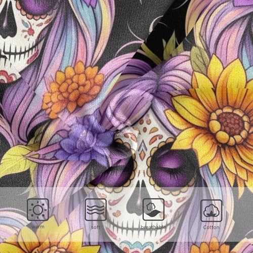 Toddler Girls Underwear 2t Cotton Girl Panties Cute Durable Briefs Kids Undies Colorful Skull Rainbow Purple Floral3