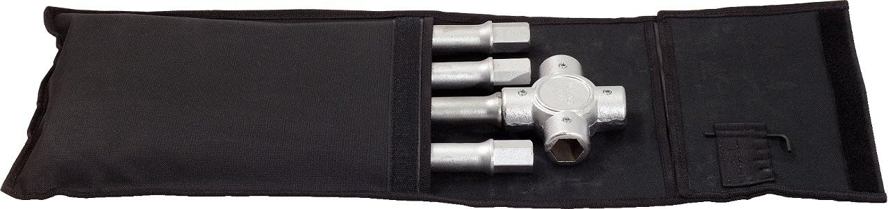 KS Tools 518.1162 Llave en cruz para camiones tuercas de ruedas, 3/4"x24x27x32mm