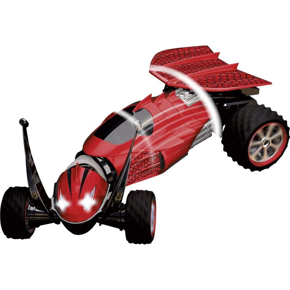 Dickie Toys 201119139 Mantiz pojazd RC z funkcją dźwigu, zdalnie sterowany samochód z prędkością do 8 km/h, 2,4 GHz, czerwony