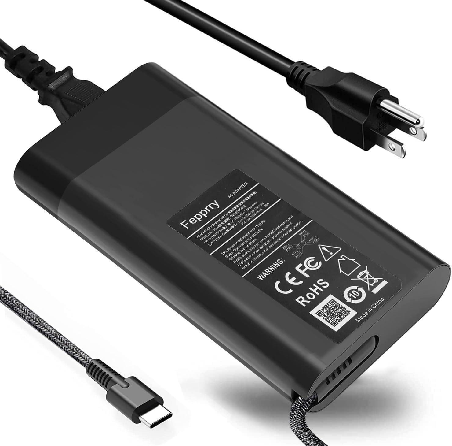 Slim 90W 65W USB-C Charger for Dell Laptop Charger : Dell XPS 13 9365 9360 9370, Latitude 5520 5420 3400 3500 5289 5300 2in1 7400 2in1,Inspiron 16 7620 2-in-1/14 7420 LA90PM170 DA90PM170