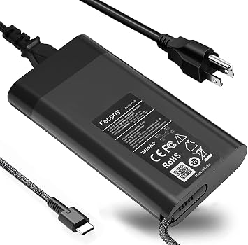 Slim 90W 65W USB-C Charger for Dell Laptop Charger Dell XPS 13 9365 9360 9370, Latitude 5520 5420 3400 3500 5289 5300 2in1 7400 2in1,Inspiron 16 7620 2-in-1/14 7420 LA90PM170 DA90PM170