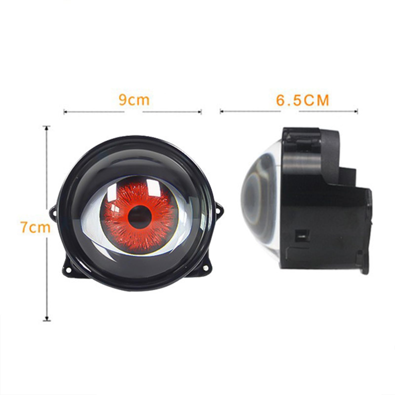 Fari Demon Eye, Fari Dinamici Demon Eye con Telecomando, Adatti per Auto, Moto E Camion