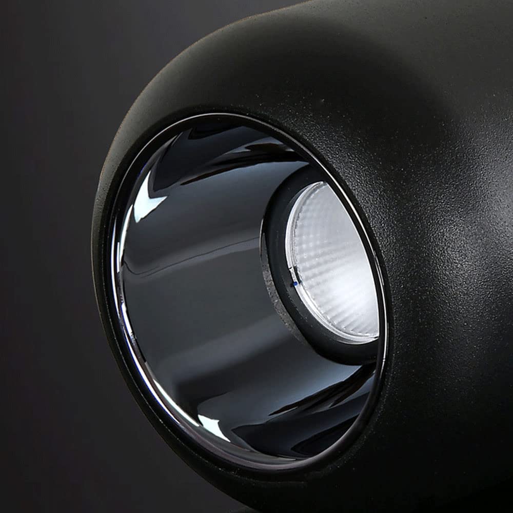Reflektor Sufitowy Led, Oświetlenie Punktowe, Montaż Powierzchniowy, Oświetlenie Akcentowe Wewnętrzne, M Mini Oprawa Sufitowa, Cylindryczny Aluminiowy Reflektor Do Koryta,Black3500k