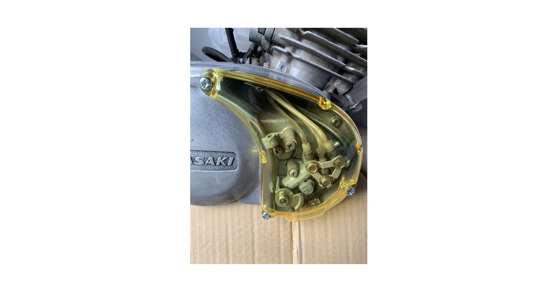 kh250 kh400 250ss 350ss 400ss オイルポンプカバー Amazon.co.jp: kh250 kh400 250ss 350ss 400ss 透明 オイル