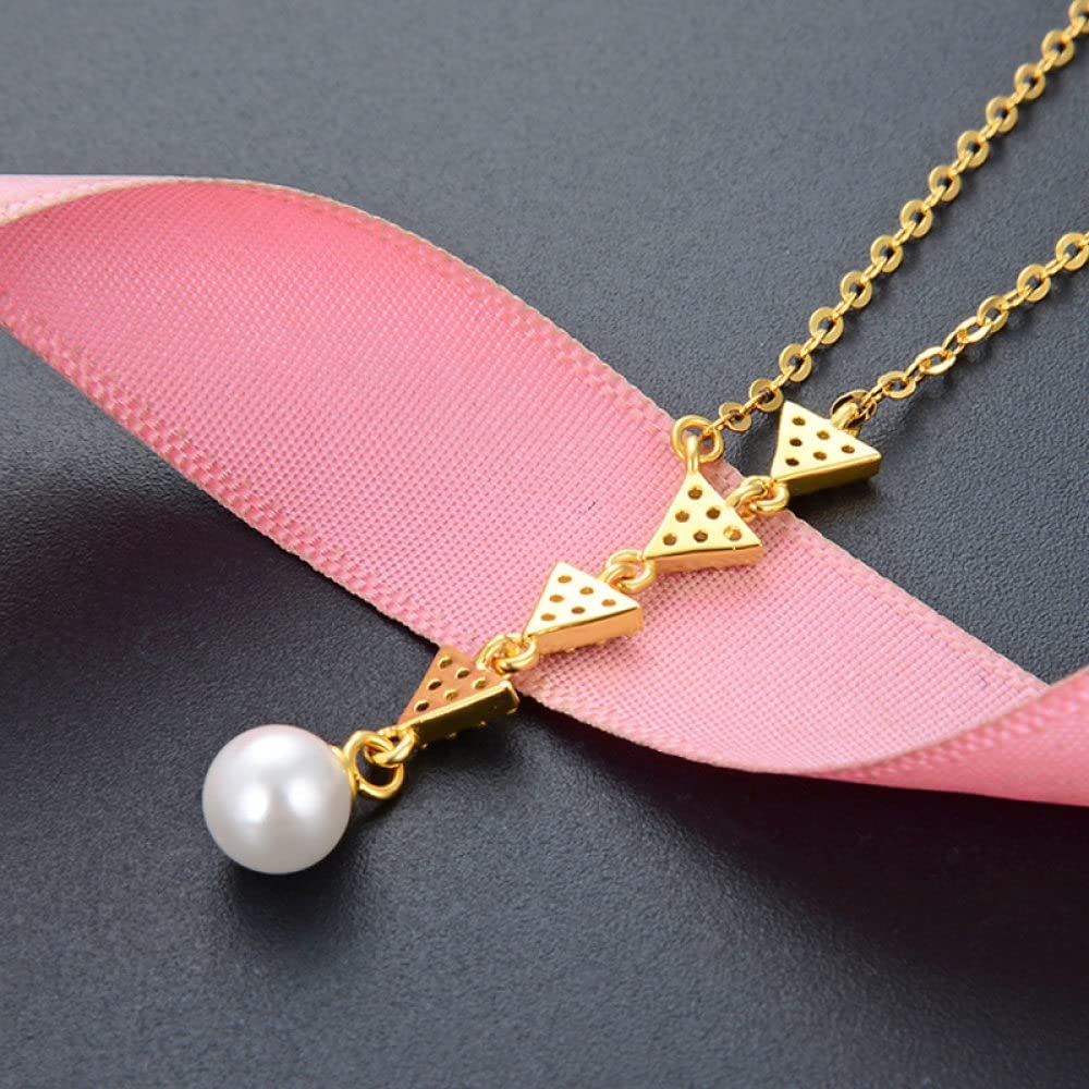 collar, Collar de perlas ley for mujer plata S925 con