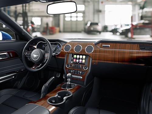 Rvinyl Kit de calcomanías para tablero compatible con Mazda 626 1993-1994 - Veta de madera (cereza brillante)