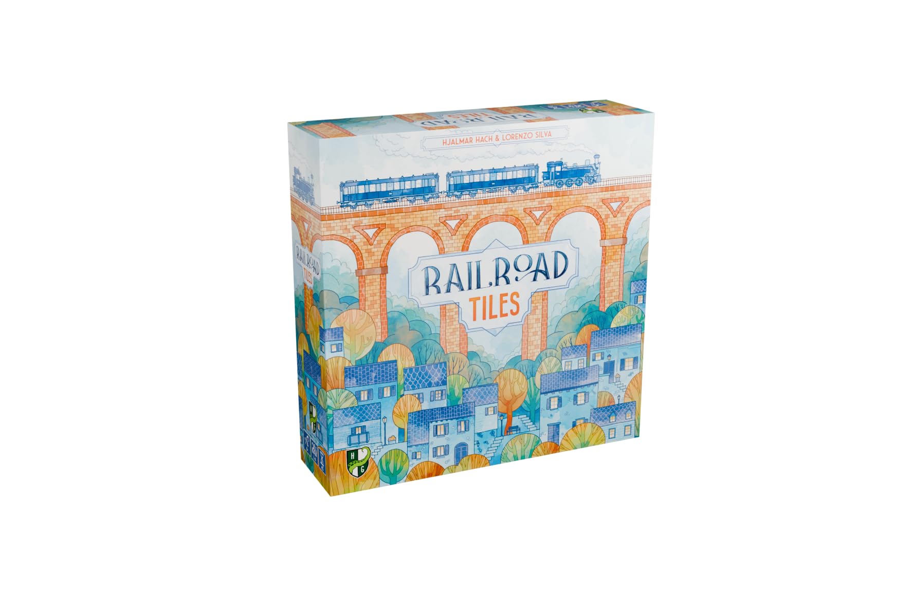Railway Tile Board Game, Network Building Game, Family Fun Strategy for Kids and Adults, 8 Years, 1-4 Players, 30-45 Minutes Playtime